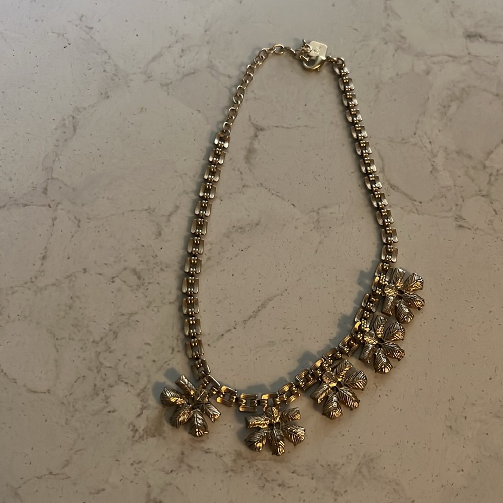 Max & Zoe Gold and Crystal Bib Necklace - Picture 13 of 15